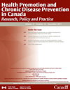 Health Promotion and Chronic Disease Prevention in Canada-Research Policy and Practice雜志封面